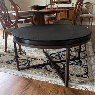 High end coffee table with table protectors