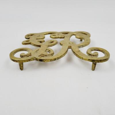 VM - KING GEORGE CW10-9 BRASS TRIVET