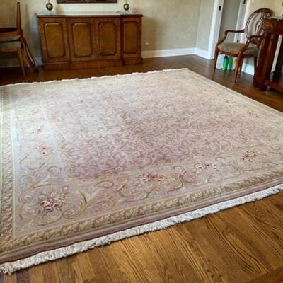 Exquisite Handmade Rug (wool and silk blend)