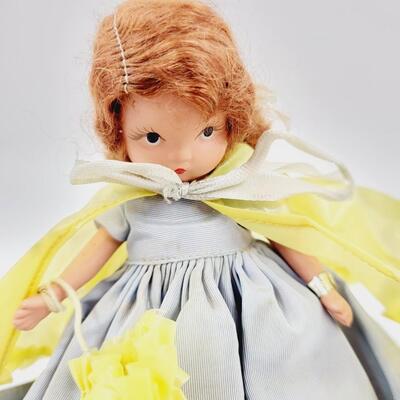 VINTAGE RAIN RAIN GO AWAY BISQUE NANCY ANN STORY BOOK DOLL