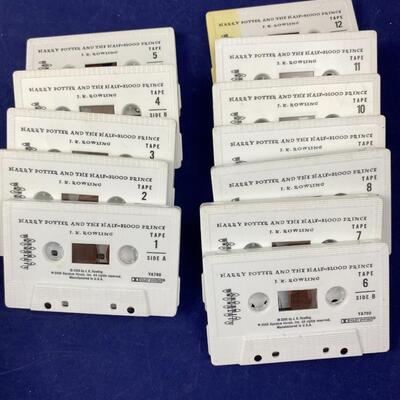 Harry Potter Cassette tapes 1/2 Blood Prince 1-12 no box