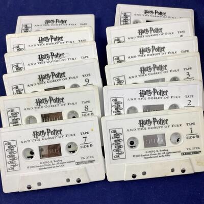 Harry Potter Book on Cassette Tape Goblet of Fire 1-12