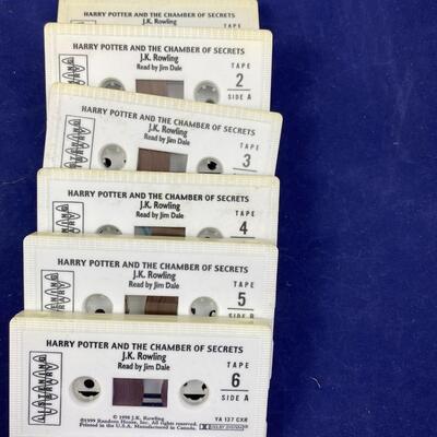 Harry Potter Books on Tape Cassette Chamber of Secrets 1-6