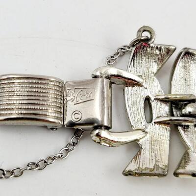 VINTAGE CORA SILVER TONED BRACELET