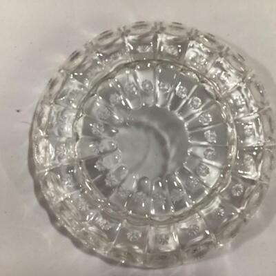 9" crystal dish