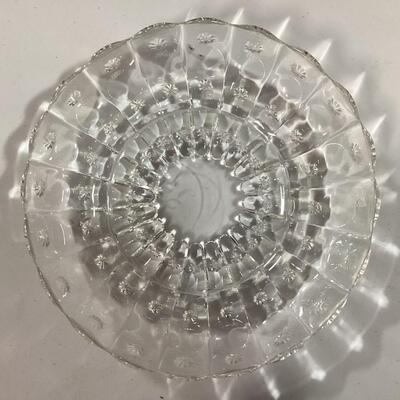 9" crystal dish