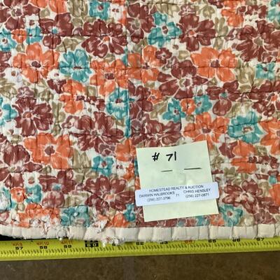 handmade quilt
