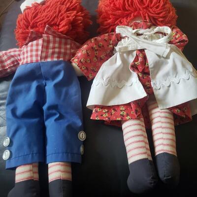 Raggedy Ann and Andy dolls I believe there handmaid