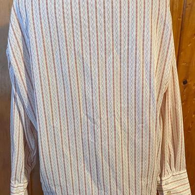 VINTAGE GOLDEN T MENâ€™S BUTTON UP STRIPED SHIRT