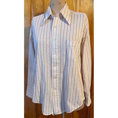 VINTAGE GOLDEN T MENâ€™S BUTTON UP STRIPED SHIRT