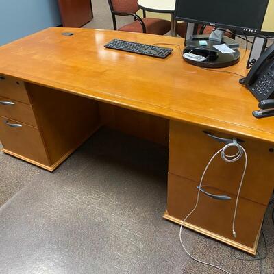 LOT 11: Wood Office Desk