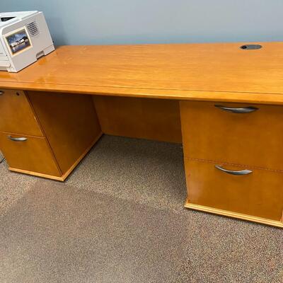 LOT 12: Wood Office Desk