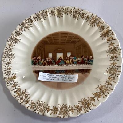 Vintage  Last Supper decorative plate