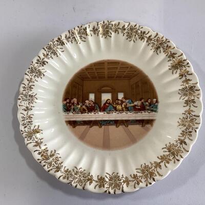 Vintage  Last Supper decorative plate