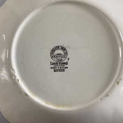 Vintage  Last Supper decorative plate