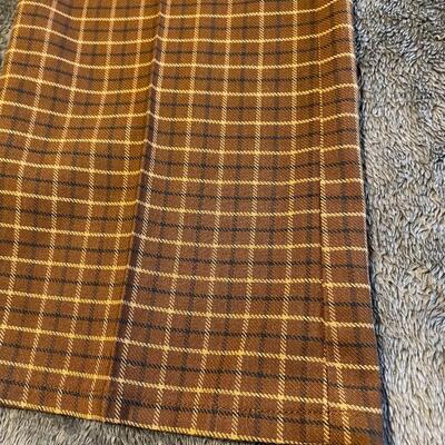 VINTAGE LEE RIDERS BROWN PLAID PANTS - 38 WAIST
