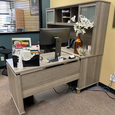 LOT 27: Gray Desk