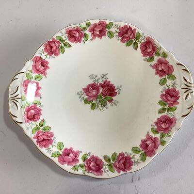 Lady Alexander Rose Handled Cake Plate