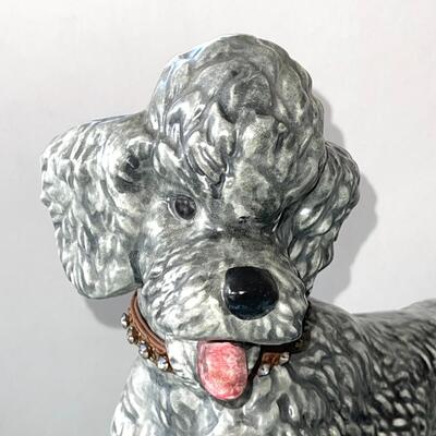 AA   VINTAGE CERAMIC FRENCH POODLE FIGURINE