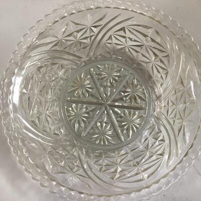 vintage lead crystal bowl