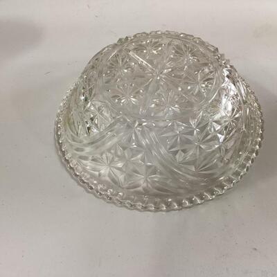 vintage lead crystal bowl