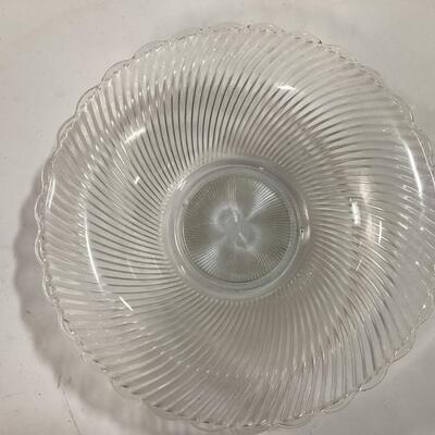 `12 inch Federal Glass Serving Bowl