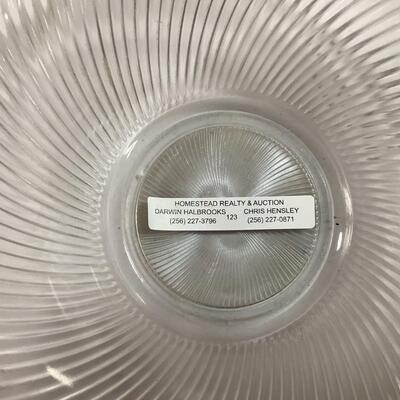 `12 inch Federal Glass Serving Bowl