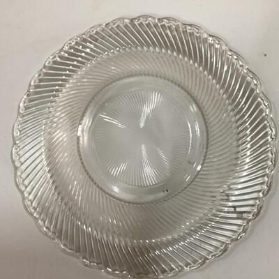 `12 inch Federal Glass Serving Bowl