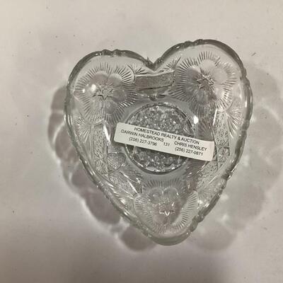 heart shaped candy dish