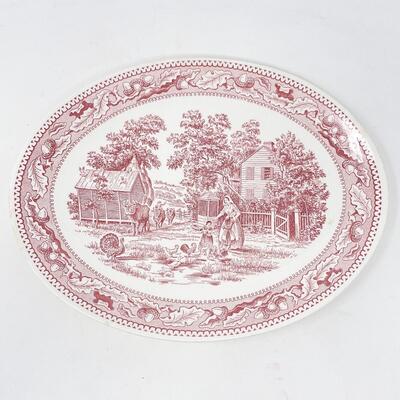 1965 ROYAL IRONSTONE â€œMEMORY LANEâ€ PLATTER
