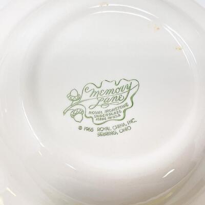 1965 ROYAL IRONSTONE â€œMEMORY LANEâ€ BOWLS (6)