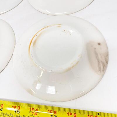 1965 ROYAL IRONSTONE â€œMEMORY LANEâ€ DESSERT PLATES (4)