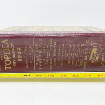 1961 POLKâ€™S TOPEKA CITY DIRECTORY BOOK