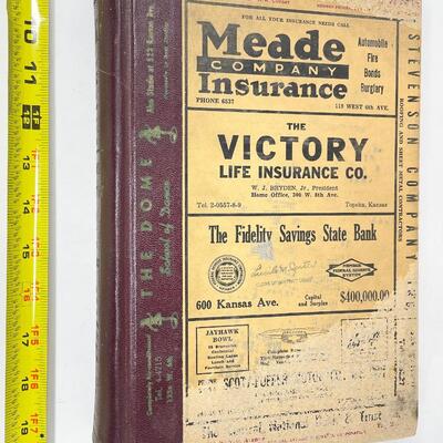 1952 POLKâ€™S TOPEKA CITY DIRECTORY BOOK