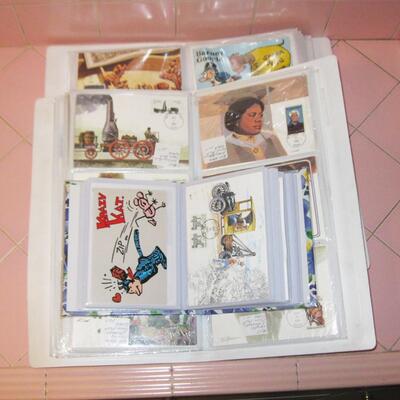 MS 200+ Postcards Celebrating First Day Of Issue US Postage Stamps Post Office