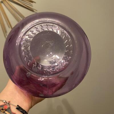 Vintage purple decanter no stopper