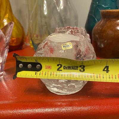 Set of two Kosta Boda votive holders