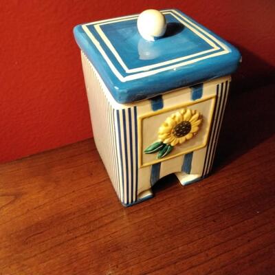 Ceramic Fireplace Match Box