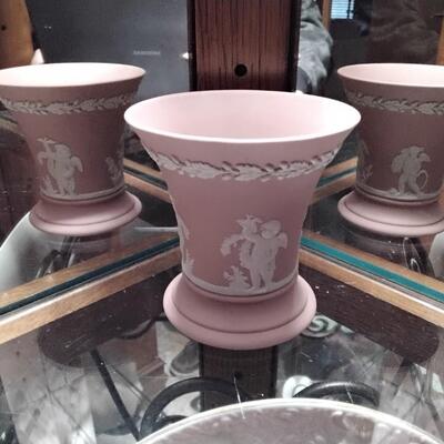Extremely Rare Wedgwood Pink Posy Vase