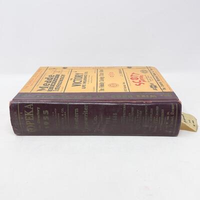 1955 POLKâ€™S TOPEKA DIRECTORY BOOK