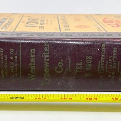 1955 POLKâ€™S TOPEKA DIRECTORY BOOK