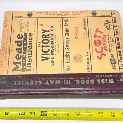 1955 POLKâ€™S TOPEKA DIRECTORY BOOK