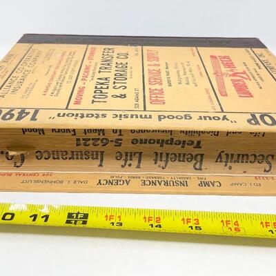 1955 POLKâ€™S TOPEKA DIRECTORY BOOK