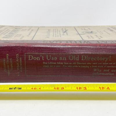 1935 POLKâ€™S TOPEKA DIRECTORY BOOK