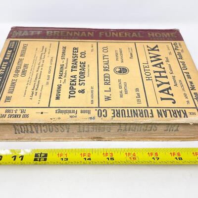 1948 POLKâ€™S TOPEKA DIRECTORY BOOK