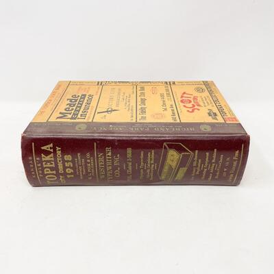 1958 POLKâ€™S TOPEKA DIRECTORY BOOK