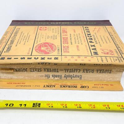 1958 POLKâ€™S TOPEKA DIRECTORY BOOK