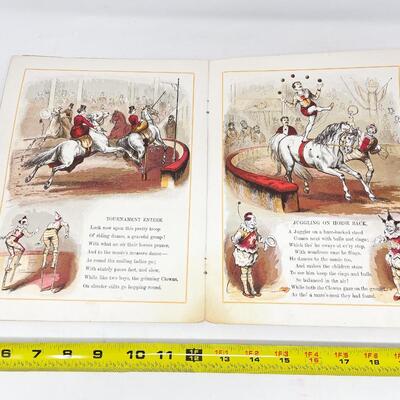1883 â€œVISIT TO THE CIRCUSâ€ KIDS BOOK