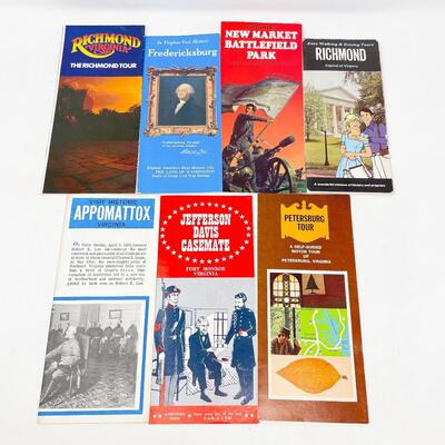 VINTAGE VIRGINIA TOURIST PAMPHLET LOT