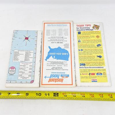 VINTAGE MAP PAMPHLET LOT